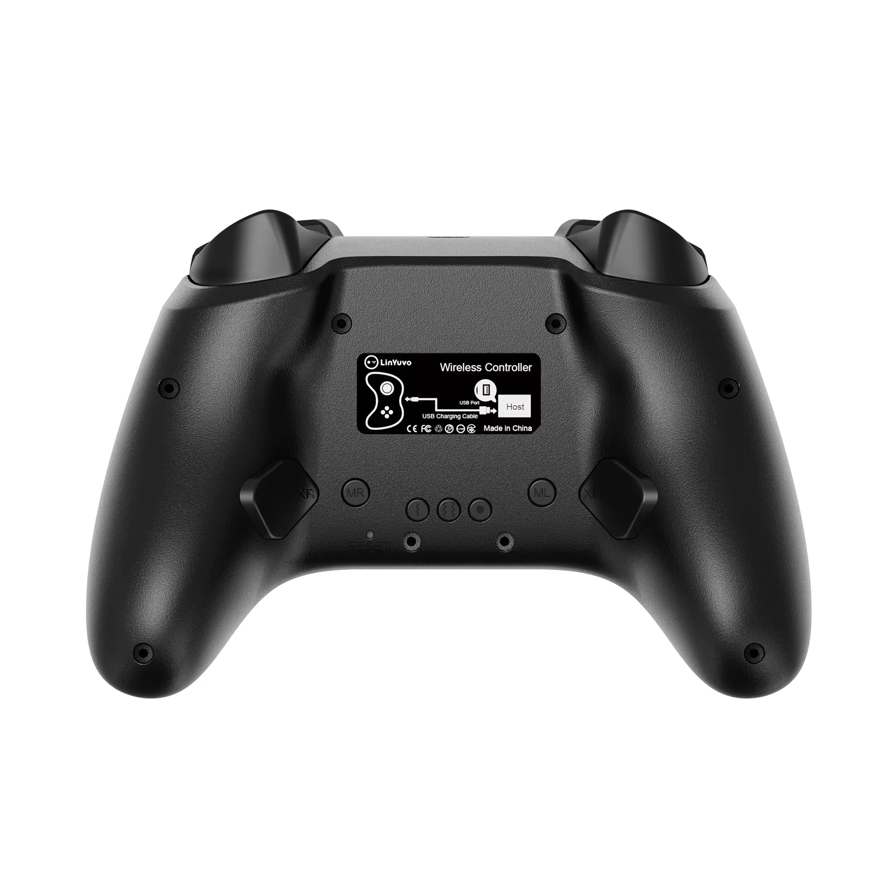 Linyuvo Multi-Platform Wireless Controller with Vibration, Motion Control, Turbo Function, Metal Joystick, and LED Lighting for Switch, PC, iOS, Android, and Tesla Vehicles